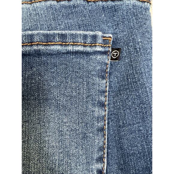 Tahari Jeans 12/31 Blue Kelly Classic Skinny Medium Wash Stretch Denim 26"Ankle - Picture 6 of 12